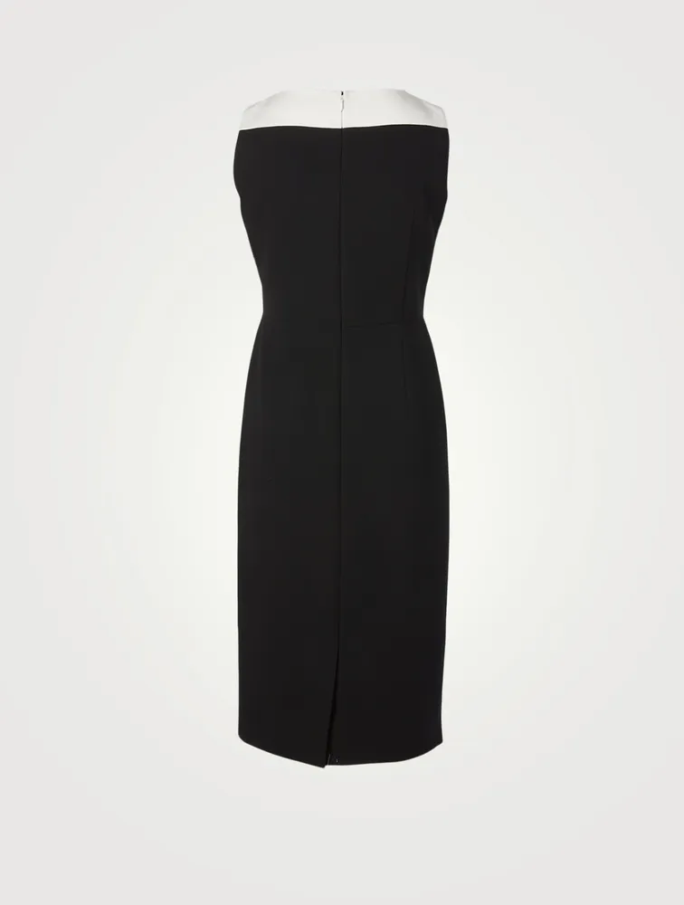 Sleeveless V-Neck Midi Dress