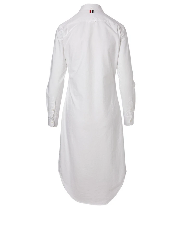 Cotton Long-Sleeve Shirt Dress