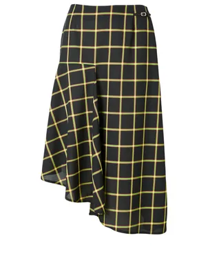 Barret Midi Skirt Check Print