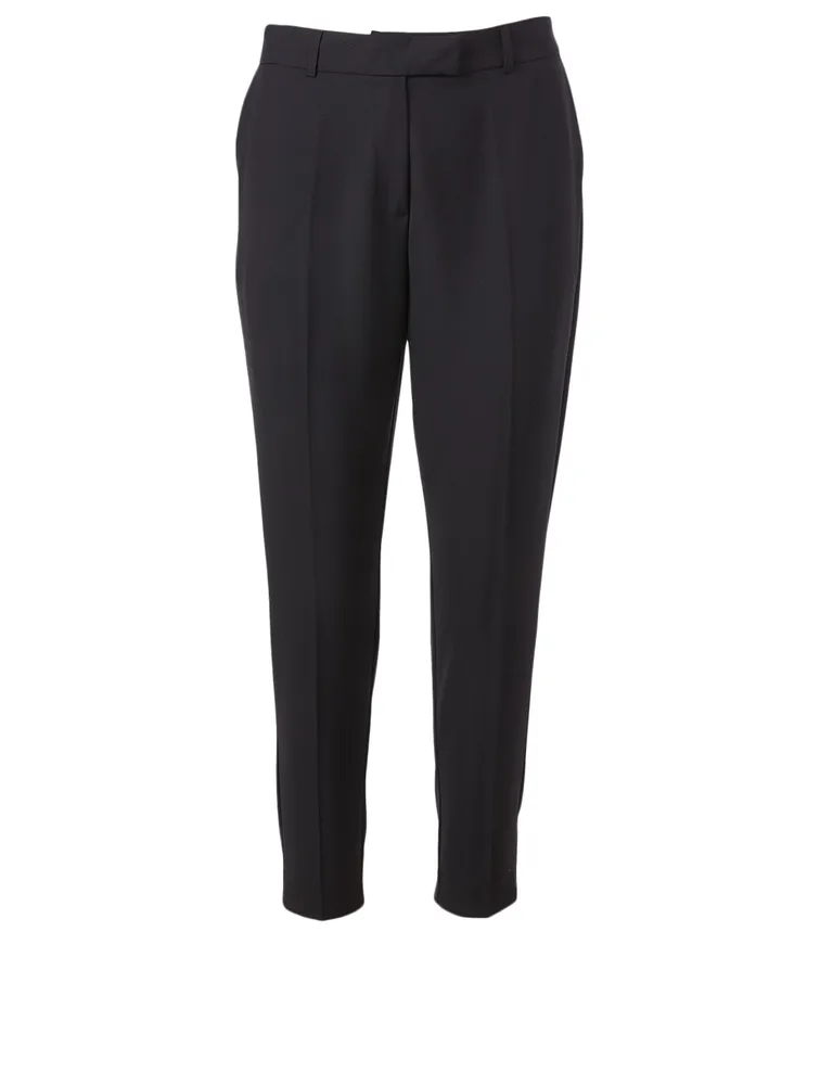 Boy Wool-Blend Slim Pants