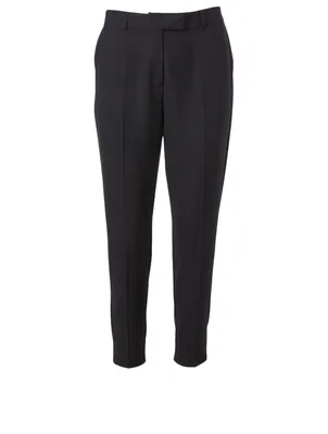 Boy Wool-Blend Slim Pants