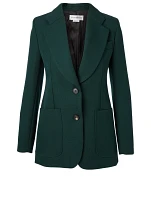 Wool Patch Pocket Blazer