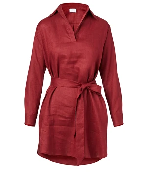 Linen Shirt Dress