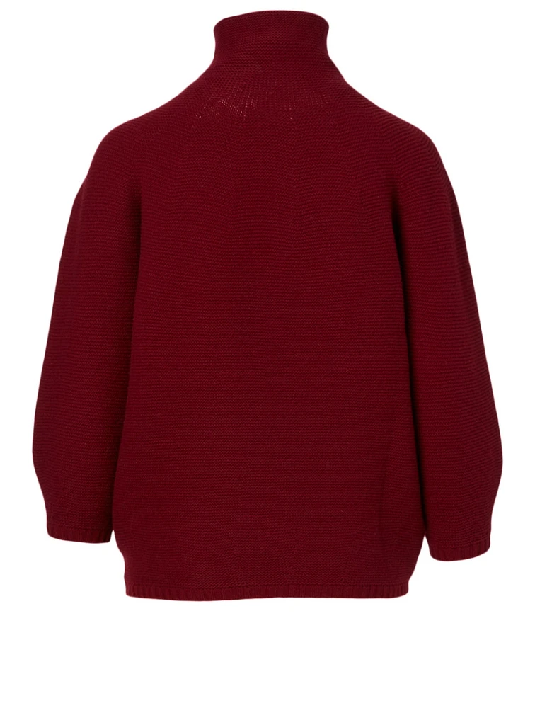 Wool And Cashmere Turtleneck Sweater