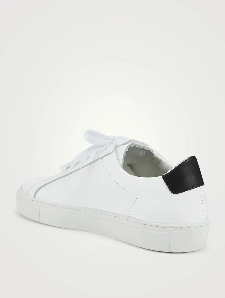 Retro Low Leather Sneakers