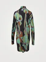 Hable Long-Sleeve Dress Floral Print