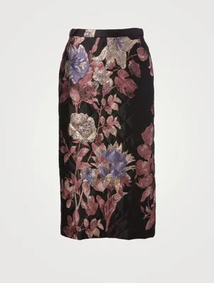 Santo Quilted Midi Skirt