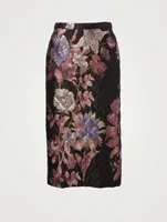 Santo Quilted Midi Skirt