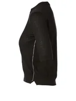 Wool And Silk Knit Top