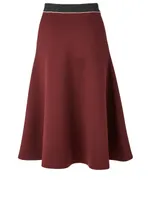 Cotton A-Line Skirt