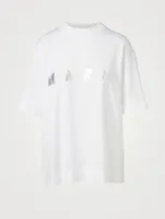 Cotton Oversized T-Shirt With Logo
