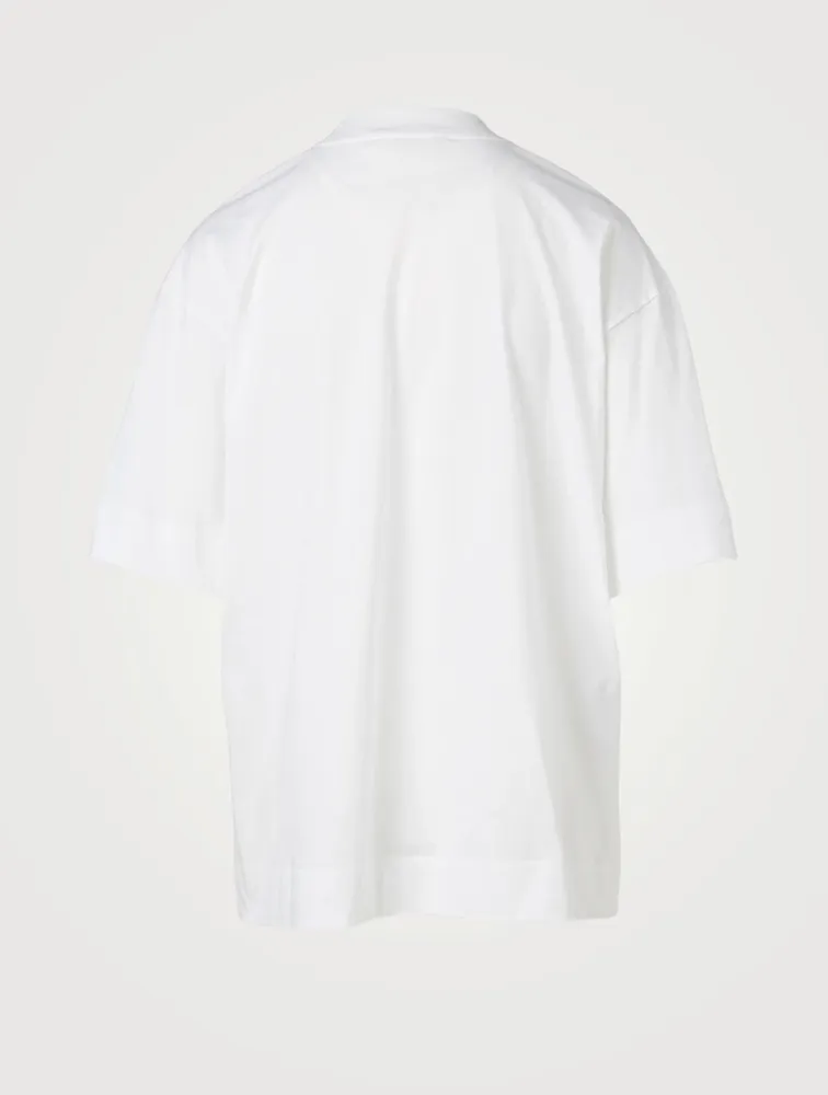 Cotton Oversized T-Shirt With Logo