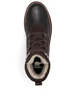 Caribou Leather Lace-Up Winter Boots