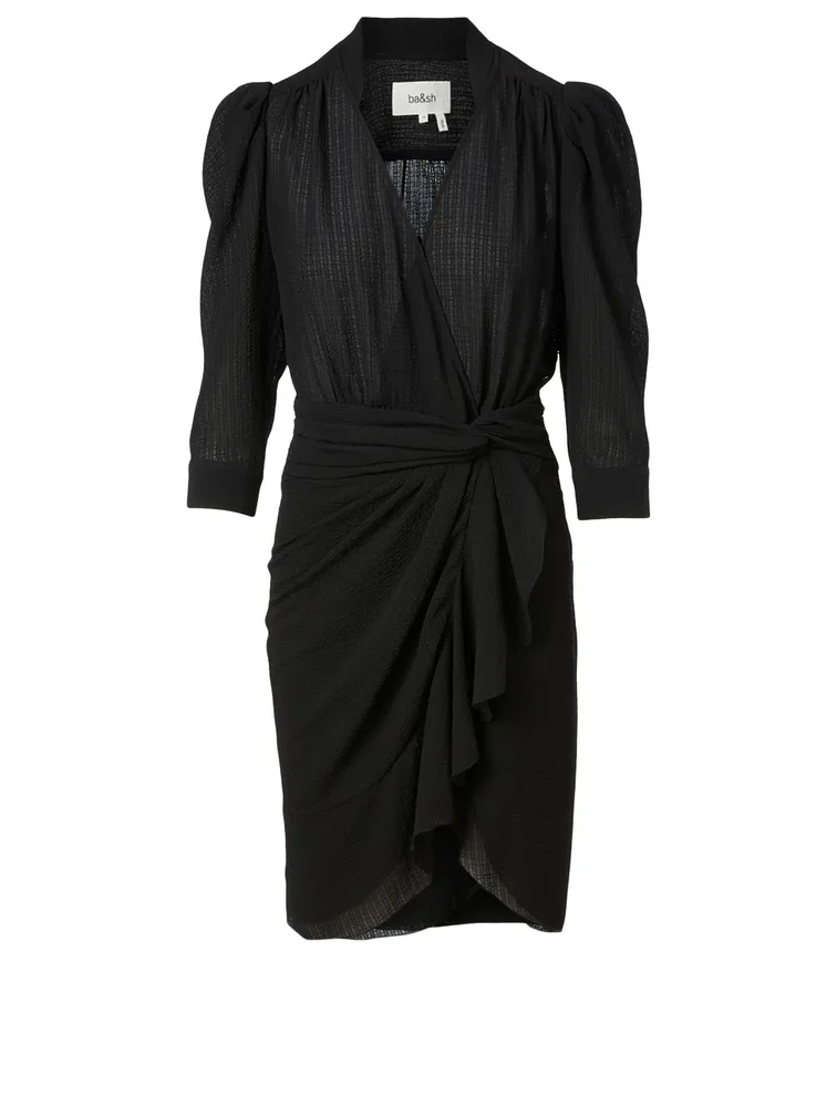 Isee Wrap Mini Dress