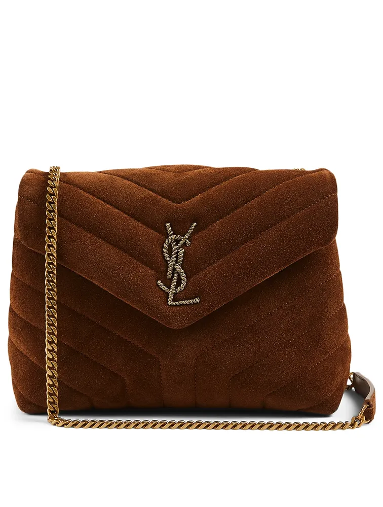 Small Loulou YSL Monogram Leather Chain Bag