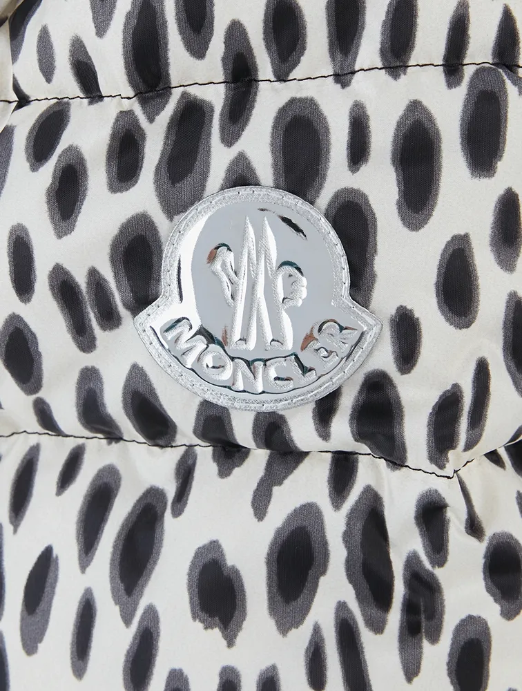 Mile Jacquard Nylon Coat Animal Print