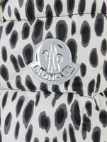 Mile Jacquard Nylon Coat Animal Print