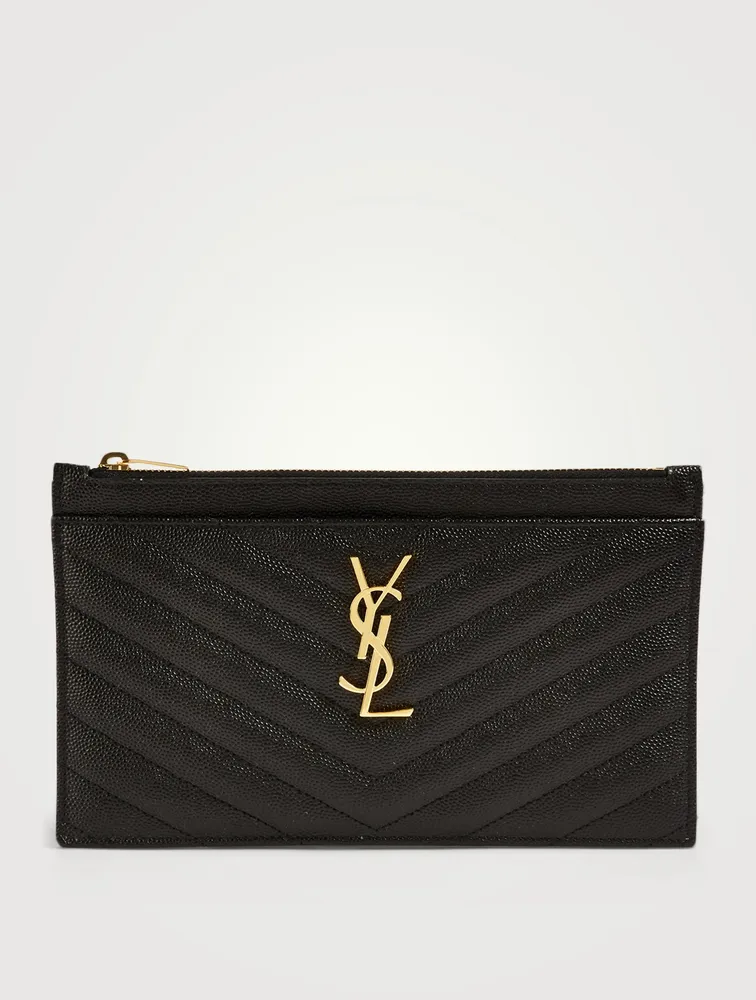 YSL Monogram Leather Pouch