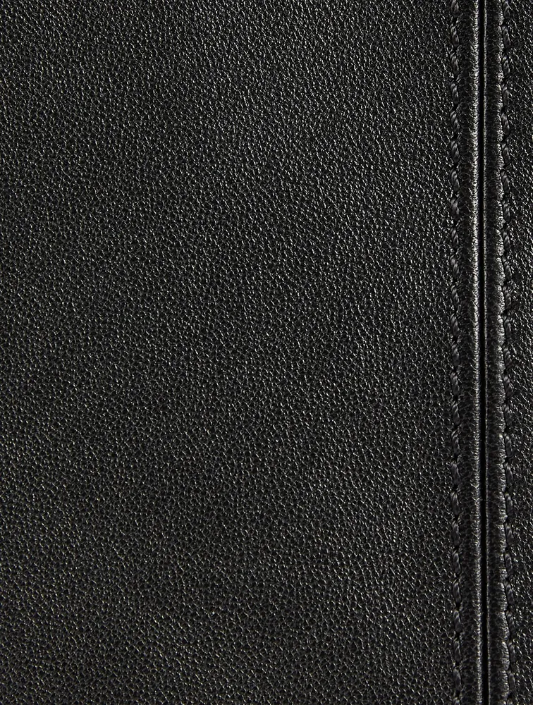 Small Le Pliage Leather Top Handle Bag