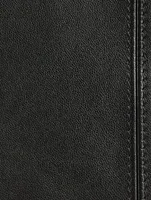 Small Le Pliage Leather Top Handle Bag