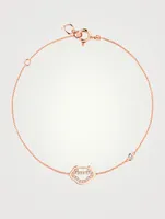 Petite Yu Yi 18K Rose Gold Bracelet With Diamonds