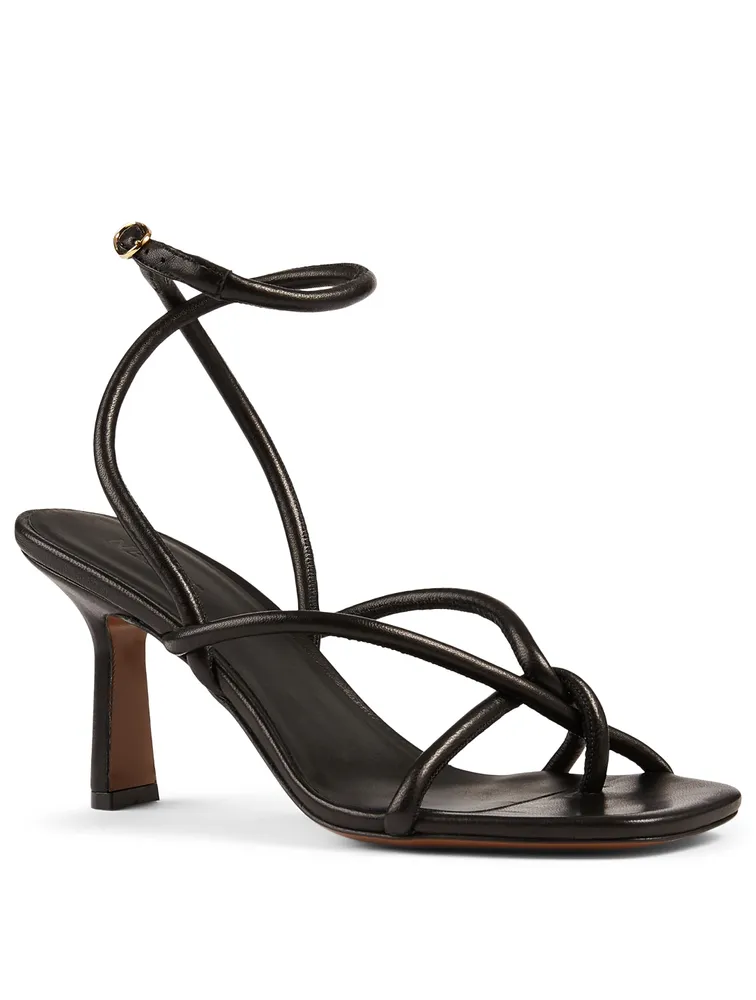Alkes Leather Heeled Sandals
