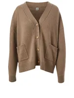 Cashmere And Wool Oversized Cardigan