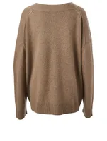 Cashmere And Wool Oversized Cardigan