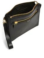 Leather Portfolio Pouch Bag