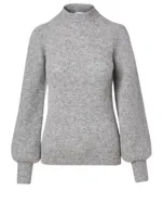 Alpaca And Merino Mockneck Sweater