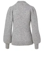 Alpaca And Merino Mockneck Sweater