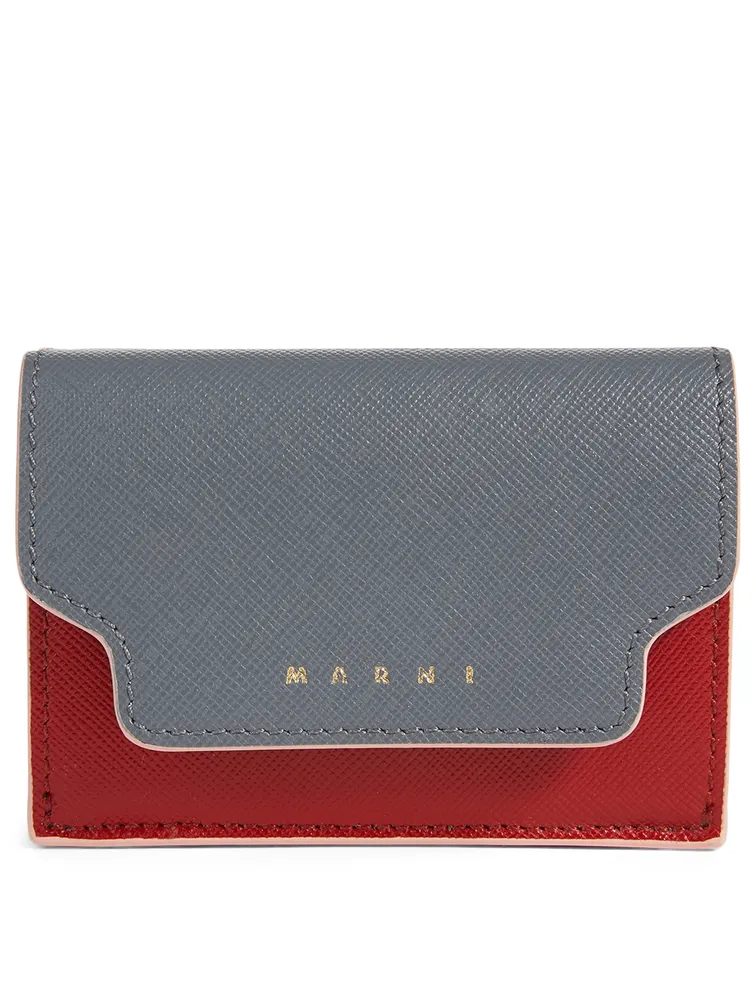 Small Trunk Leather Wallet