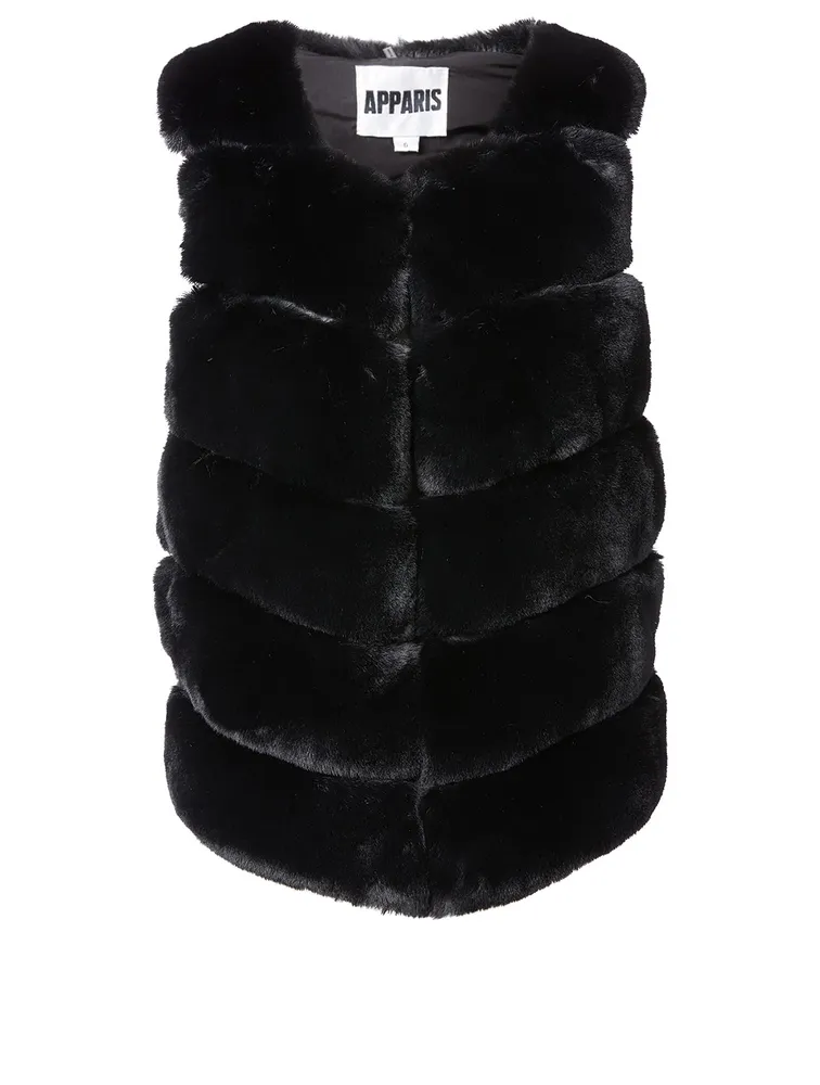 Maya Recycled Faux Fur Vest