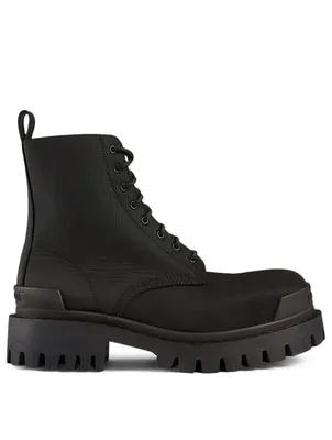 Strike Nylon Lace-Up Ankle Boots