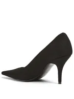 Knife Knit Logo Pumps