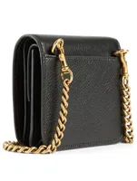 Mini Everyday Cash Leather Wallet With Chain