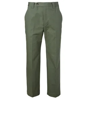 Cotton Cropped Pants