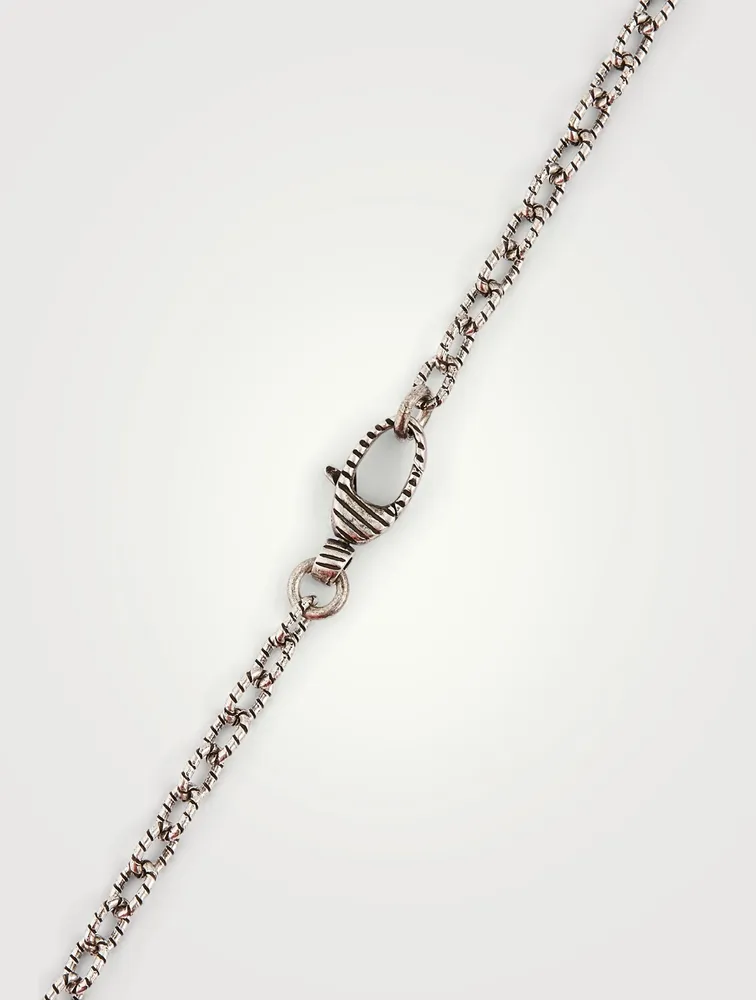 Interlocking G Silver Chain Necklace