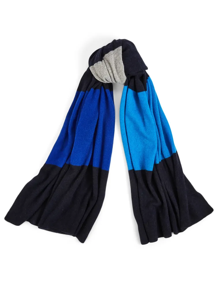 Striped Cashmere Travel Scarf