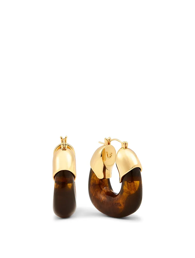 Organic Hoop Earrings
