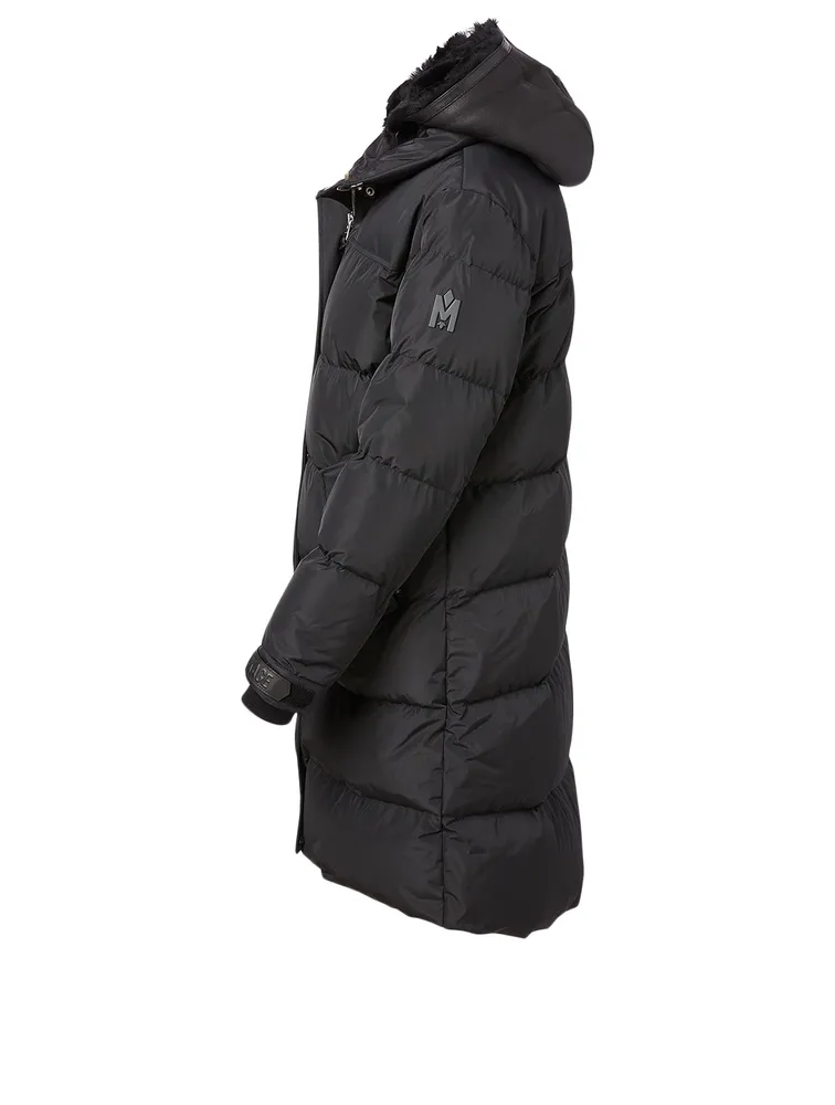 Luisa 2-in-1 Shearling Down Coat