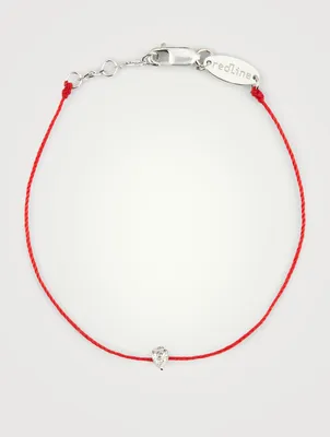 Altesse 18K Gold String Bracelet With Diamond