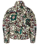 Enolia Cotton Velvet Jacket Floral Print
