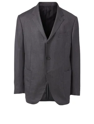 Wool Two-Button Jacket