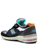 Made UK M991 Nubuck And Nylon Sneakers