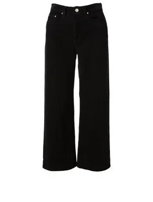 Kiri Corduroy Crop High-Waisted Jeans