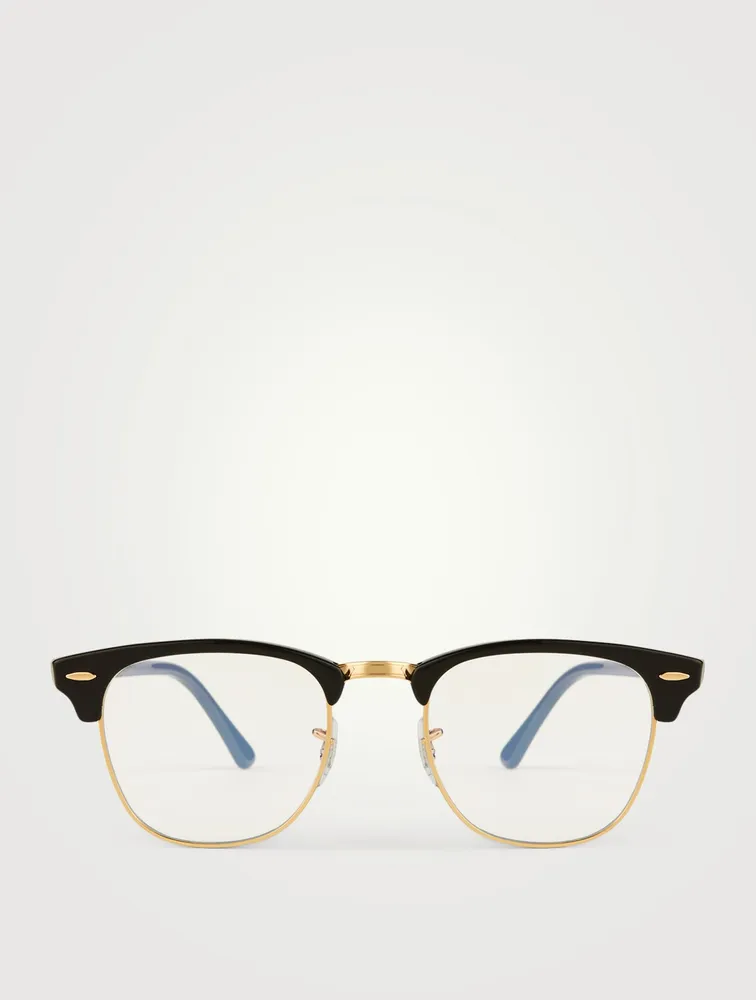 Clubmaster Optical Glasses With Blue Light Lenses