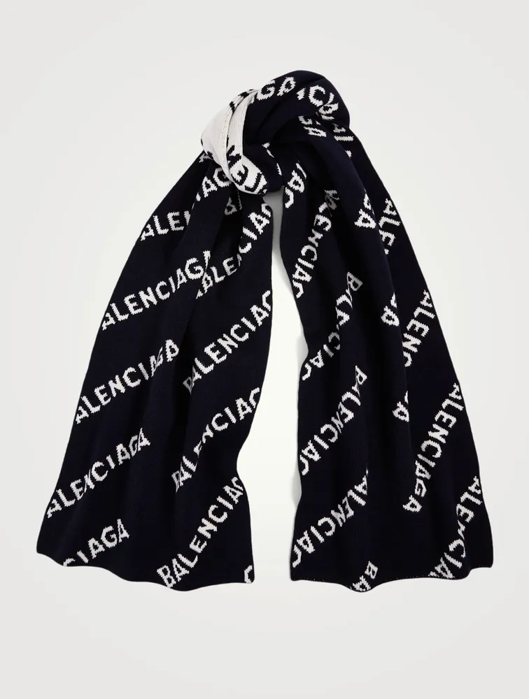 Wool Logo Scarf