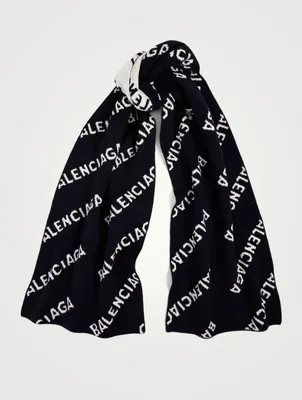 Wool Logo Scarf