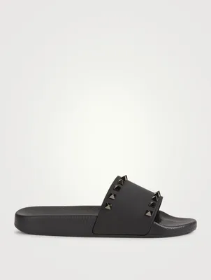 Rockstud Rubber Slide Sandals